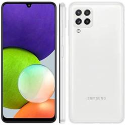 Smartphone Samsung Galaxy A22 Branco 128GB 6.4 4GB RAM 13MP Dual Chip